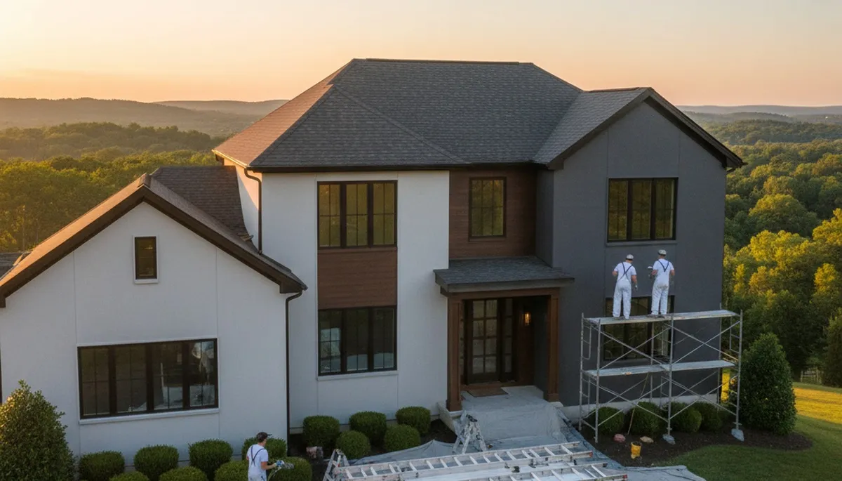 Professional house painting services for homes in Allentown, PA exterior residential painters