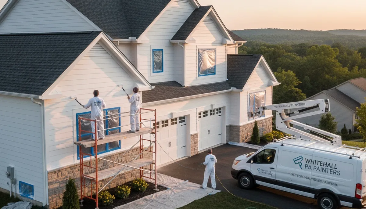 Professional house painting service in Allentown PA enhancing home exterior curb appeal